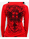 Affliction Elitist Red Wash Button Hoodie - Thumbnail image 4 of 6
