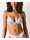 Affliction Elusive Phase White Triangle Bikini Top - Thumbnail image 1 of 5