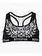 Affliction Empower Black & White Sports Bra - Thumbnail image 1 of 4