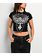 Affliction Empower Black Crop T-Shirt - Thumbnail image 1 of 3