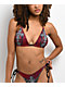 Affliction Empower Red Triangle Bikini Top - Thumbnail image 1 of 3