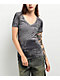 Affliction Eros Grey V-Neck T-Shirt - Thumbnail image 1 of 3