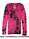 Affliction Faded Iron Pink Wash Reversible Thermal Long Sleeve T-Shirt - Thumbnail image 2 of 4