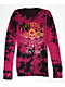 Affliction Faded Iron Pink Wash Reversible Thermal Long Sleeve T-Shirt - Thumbnail image 1 of 4