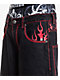 Affliction Flameful Faith Black Extra Wide Leg Jeans - Thumbnail image 8 of 9