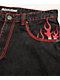 Affliction Flameful Faith Black Extra Wide Leg Jeans - Thumbnail image 9 of 9