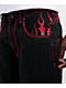 Affliction Flameful Faith Black Wide Leg Jeans - Thumbnail image 5 of 6