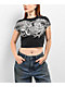 Affliction Flaming Dragon Crop T-Shirt - Thumbnail image 1 of 3