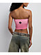 Affliction Flaming Dragon Pink Tube Top - Thumbnail image 2 of 4