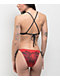 Affliction Flaming Dragon Red Bikini Bottom - Thumbnail image 2 of 3