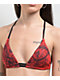 Affliction Flaming Dragon Red Triangle Bikini Top - Thumbnail image 3 of 4