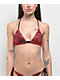 Affliction Flaming Dragon Red Triangle Bikini Top - Thumbnail image 1 of 4