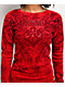 Affliction Fleuresque Red Wash Thermal Long Sleeve T-Shirt - Thumbnail image 3 of 8
