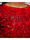 Affliction Fleuresque Red Wash Thermal Long Sleeve T-Shirt - Thumbnail image 6 of 8