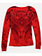Affliction Fleuresque Red Wash Thermal Long Sleeve T-Shirt - Thumbnail image 8 of 8