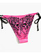 Affliction Forgotten Pink High Leg Bikini Bottom - Thumbnail image 4 of 4