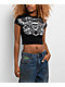 Affliction Horror Swarm Black Crop T-Shirt - Thumbnail image 1 of 2