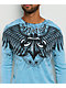 Affliction Ice Blade Blue Thermal Long Sleeve T-Shirt - Thumbnail image 3 of 4