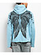 Affliction Ice Blade Blue Wash Hoodie - Thumbnail image 1 of 6