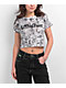 Affliction Iggy Punk White Crop T-Shirt - Thumbnail image 1 of 4