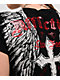 Affliction Imperial Life Black Crop T-Shirt - Thumbnail image 4 of 5