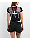 Affliction Imperial Life Black Crop T-Shirt - Thumbnail image 1 of 5