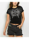 Affliction Inner Abyss Black Crop T-Shirt - Thumbnail image 1 of 3