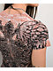 Affliction Isabella Black Burnout T-Shirt - Thumbnail image 3 of 5