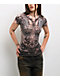 Affliction Isabella Black Burnout T-Shirt - Thumbnail image 5 of 5