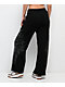 Affliction Isadore Black Wide Leg Sweatpants - Thumbnail image 2 of 5