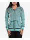 Affliction Jasmine Reversible Blue Zip Hoodie - Thumbnail image 2 of 6