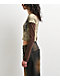 Affliction Jump Brown 2fer Long Sleeve Crop T-Shirt - Thumbnail image 4 of 4