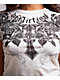 Affliction Keep The Faith White Crop T-Shirt - Thumbnail image 3 of 4