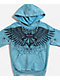 Affliction Kids Ice Blade Blue Wash Hoodie - Thumbnail image 3 of 4