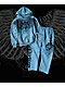 Affliction Kids Ice Blade Blue Wash Hoodie - Thumbnail image 4 of 4