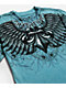 Affliction Kids Ice Blade Blue Wash T-Shirt - Thumbnail image 4 of 4