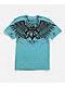 Affliction Kids Ice Blade Blue Wash T-Shirt - Thumbnail image 2 of 4