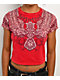 Affliction Kingdom Red Crop T-Shirt - Thumbnail image 3 of 4
