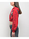 Affliction Lifeless Red Crop Zip Hoodie - Thumbnail image 5 of 5