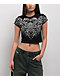 Affliction Liquid Signify Black Crop T-Shirt - Thumbnail image 1 of 3