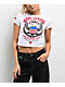 Affliction Live Fast White Crop T-Shirt - Thumbnail image 1 of 3