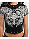 Affliction Mortal Veil Black Crop T-Shirt - Thumbnail image 3 of 3