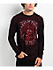 Affliction Native Auto Reversible Red & Black Wash Thermal Long Sleeve T-Shirt - Thumbnail image 1 of 8