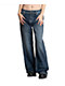 Affliction Penelope Blue Wash Wide Leg Jeans - Thumbnail image 2 of 2
