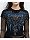 Affliction Primal Black 2Fer Crop Long Sleeve T-Shirt - Thumbnail image 3 of 4