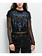 Affliction Primal Black 2Fer Crop Long Sleeve T-Shirt - Thumbnail image 1 of 4