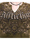 Affliction Residual Chaos Dark Green Crop T-Shirt - Thumbnail image 3 of 5