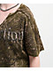 Affliction Residual Chaos Dark Green Crop T-Shirt - Thumbnail image 4 of 5