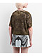 Affliction Residual Chaos Dark Green Crop T-Shirt - Thumbnail image 2 of 5