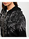 Affliction Saint Scream Black Relaxed Zip Hoodie - Thumbnail image 4 of 4